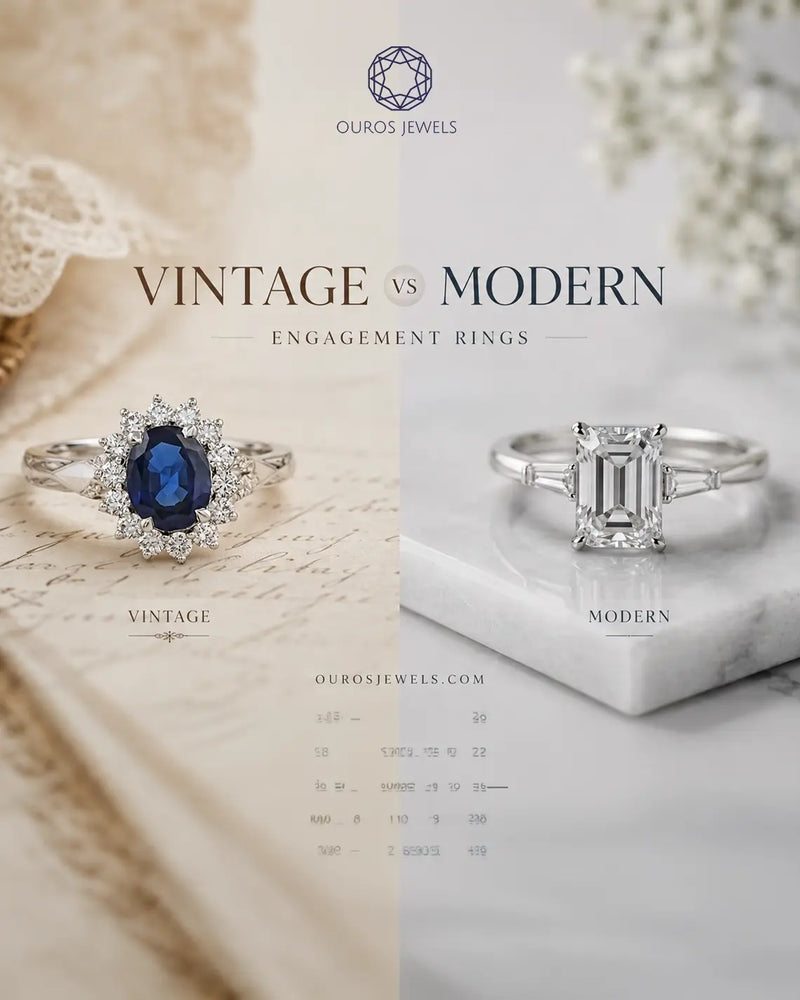 Vintage vs Modern Engagement Rings: Key Differences, Pros, Cons & How to Choose