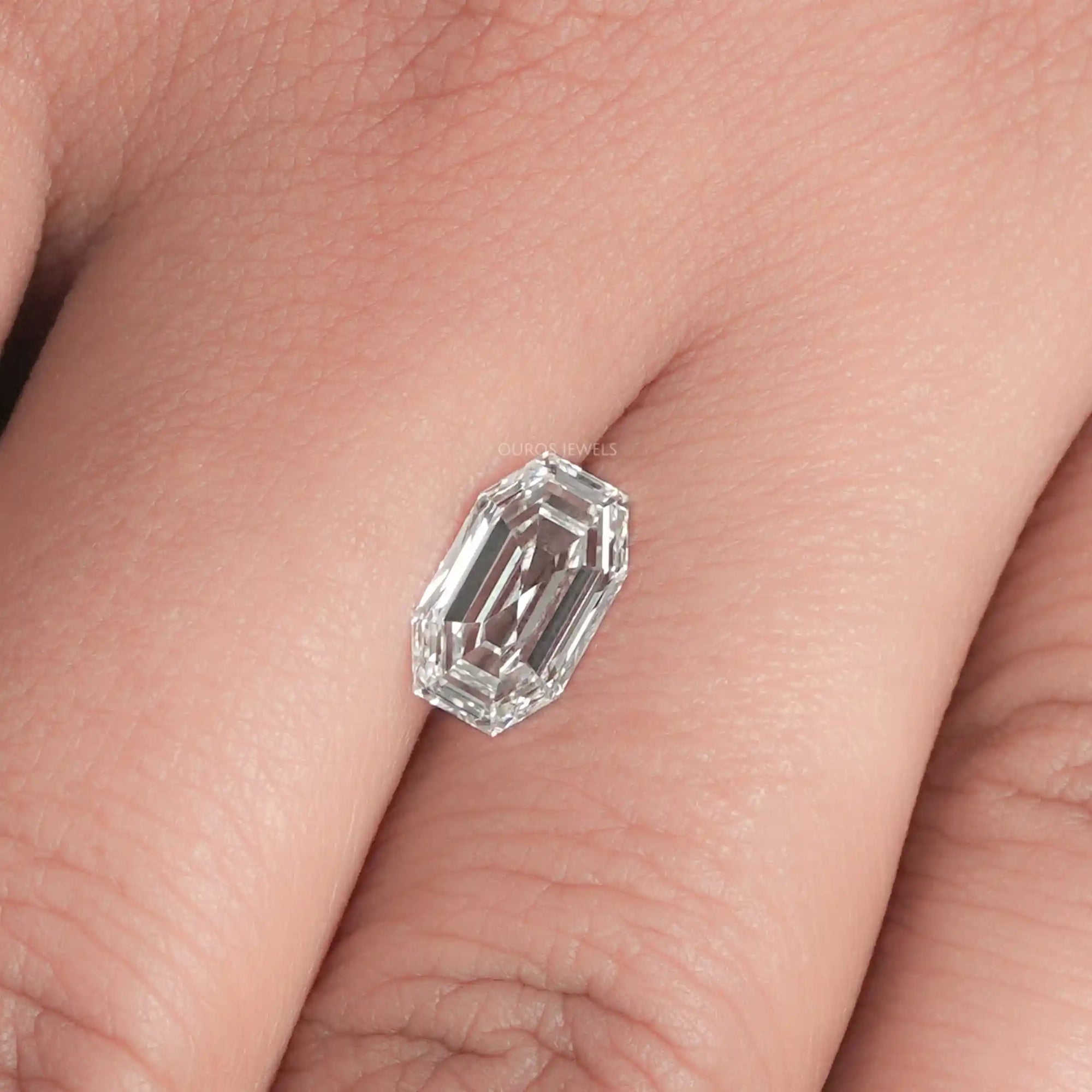 Modified Emerald Cut Lab Grown Diamond