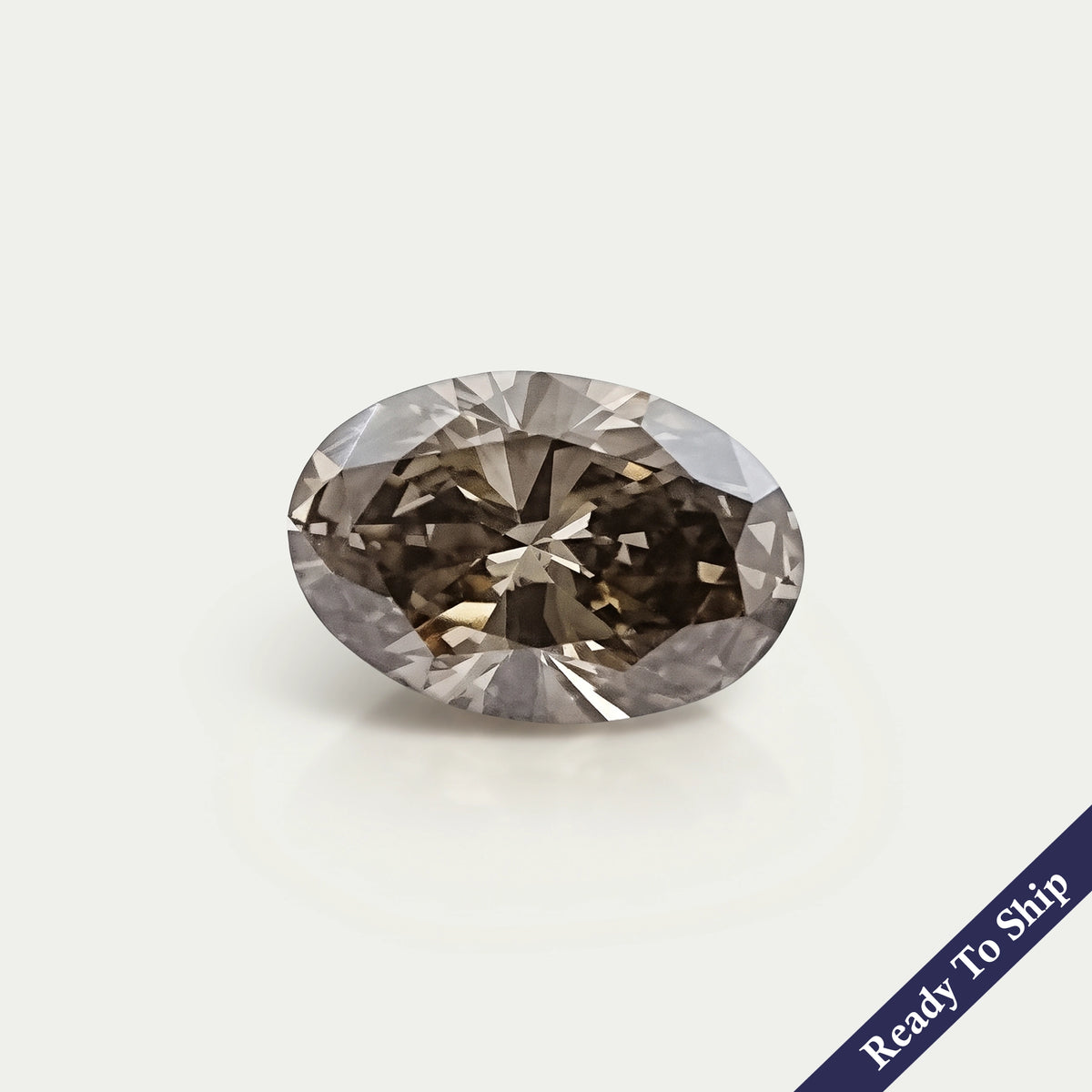 2.05 CT Olive Oval Loose Lab Diamond