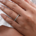 2.10 MM Round Cut Lab Grown Diamond Eternity Wedding Band