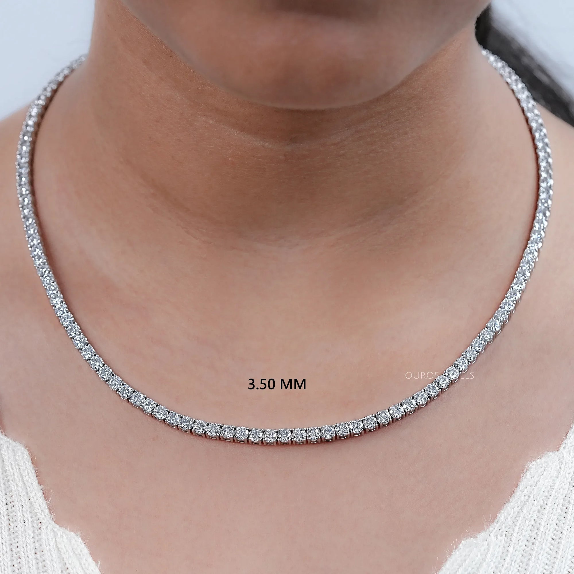 Round Cut Lab Grown Diamond Stunning Necklace Necklaces