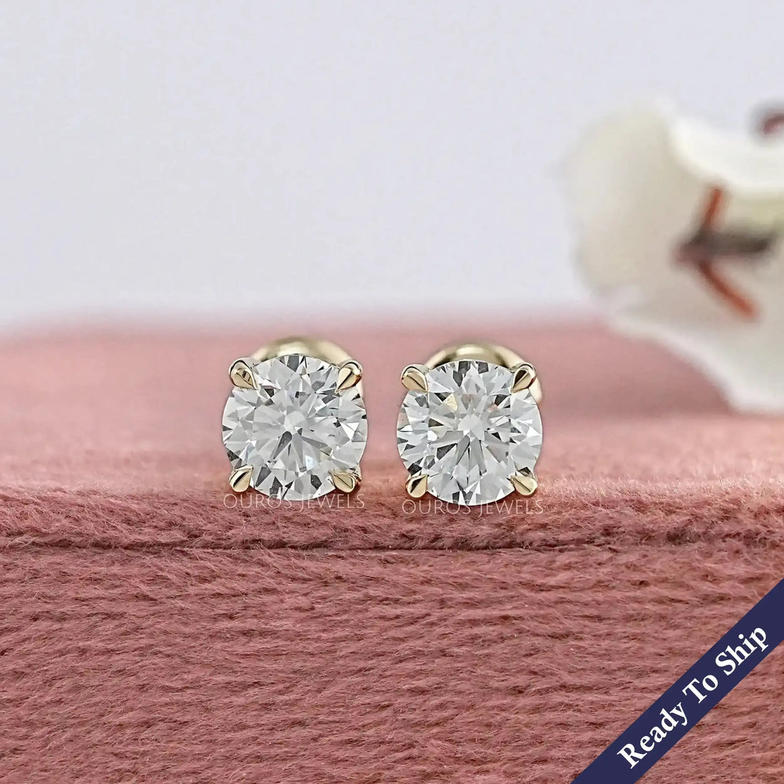 Round Brilliant Diamond Stud Earrings Earring