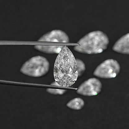 Certified Pear Cut Lab Grown Diamond Loose
