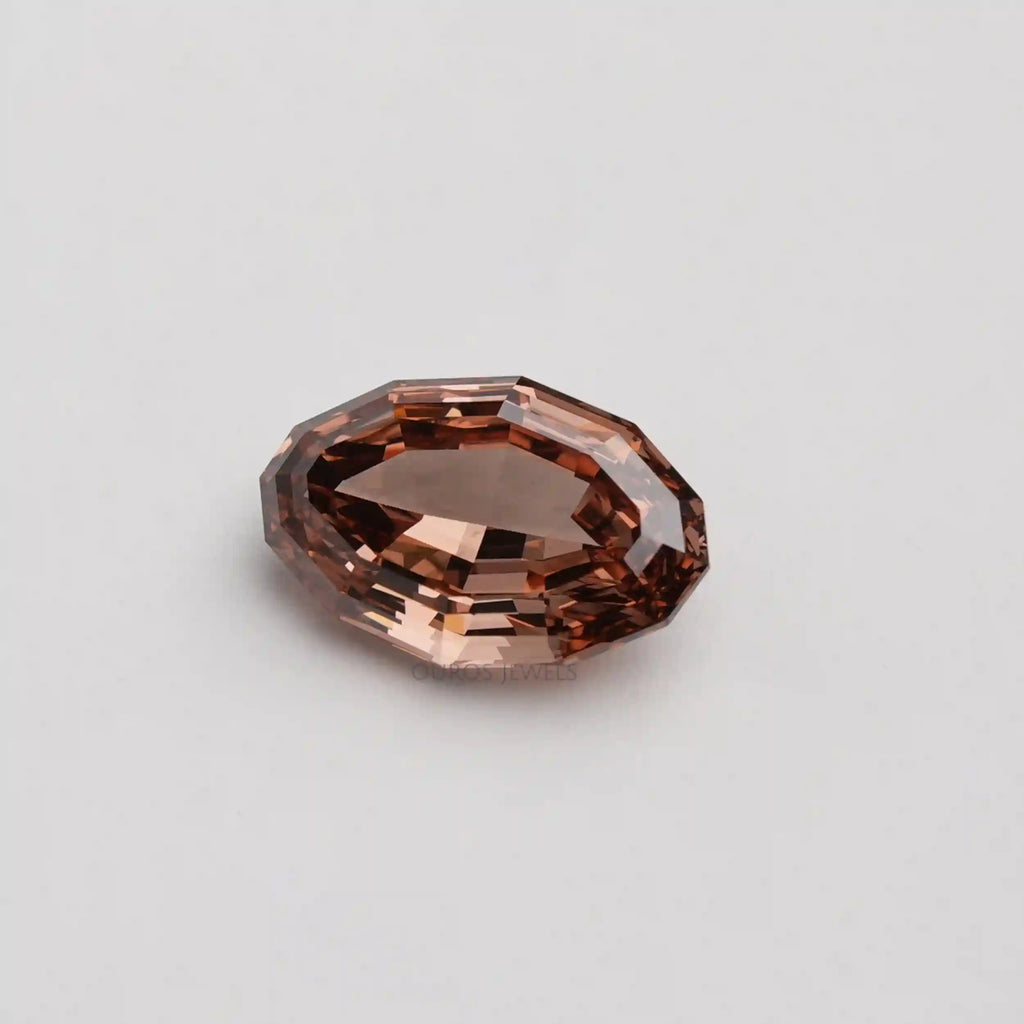 [Oval Cut Brown Loose Diamond]-[Ouros Jewels]