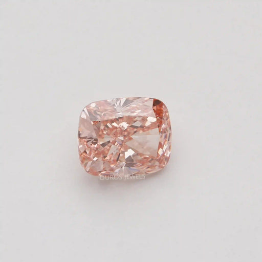 [Pink Cushion Cut Loose Diamond]-[Ouros Jewels]