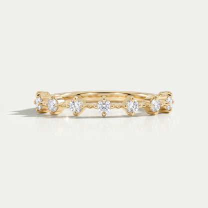 Seven Stone Round Lab Diamond Engagement Ring Rings