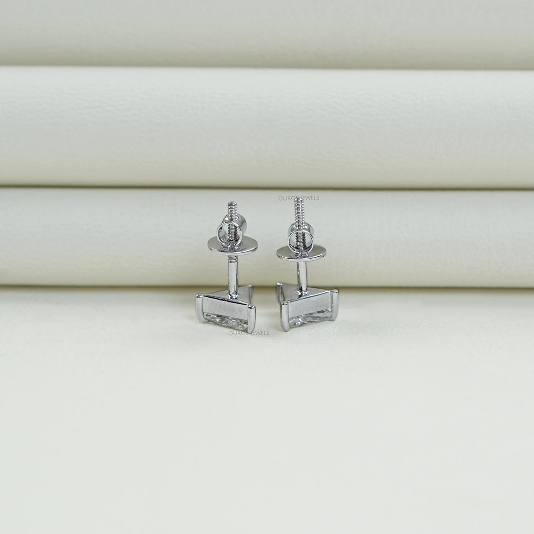 Triangle Cut Lab Diamond Stud Earrings Earrings