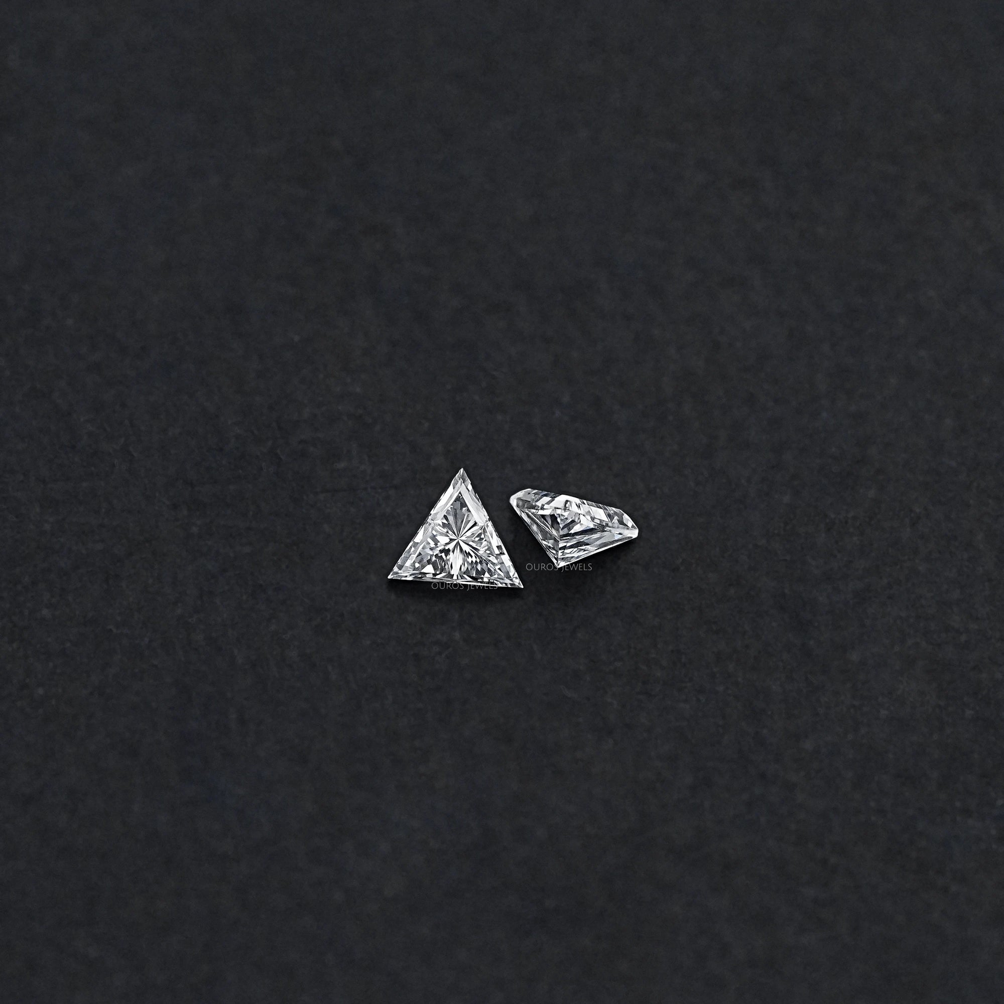 Triangle Cut Lab Grown Diamond Loose Pair Loose