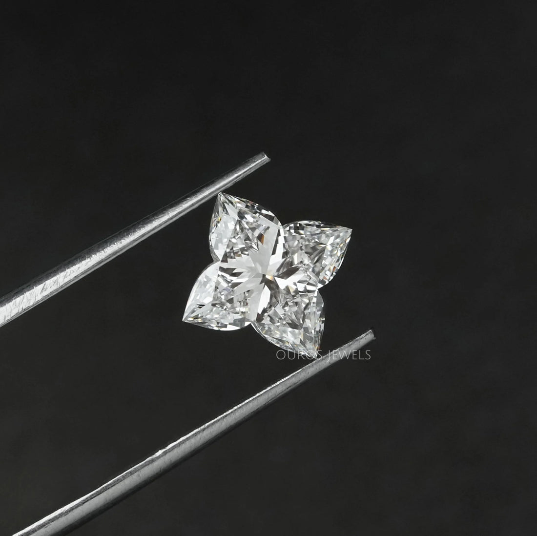 Antique Lily Cut Lab Grown Loose Diamond Loose