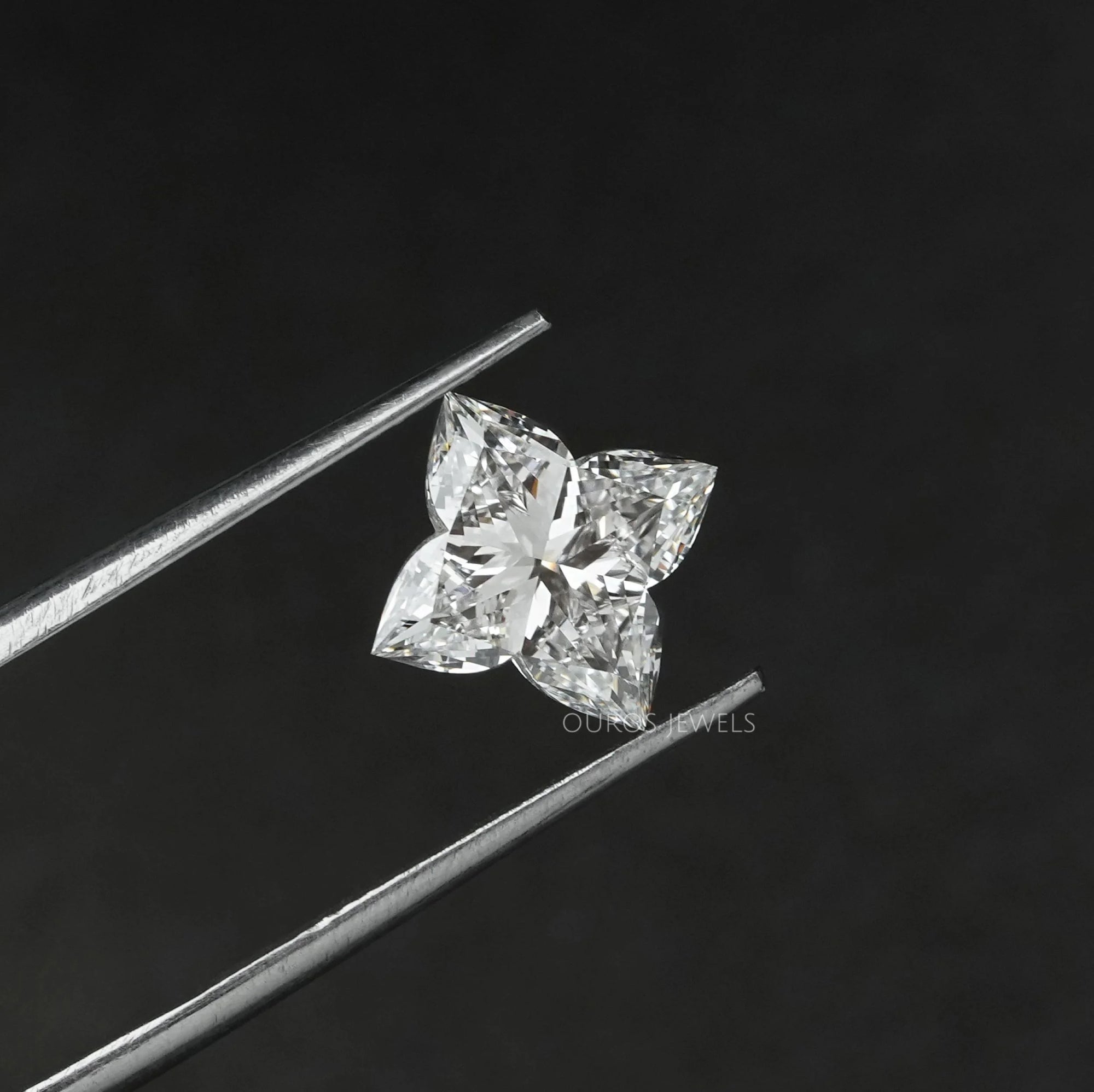 Antique Lily Cut Lab Grown Loose Diamond Loose