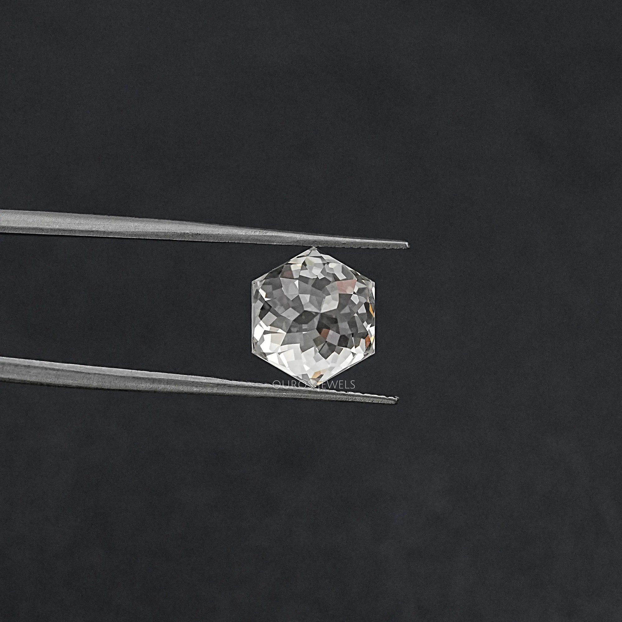 Portuguese Hexagon Cut Lab Diamond Loose Loose