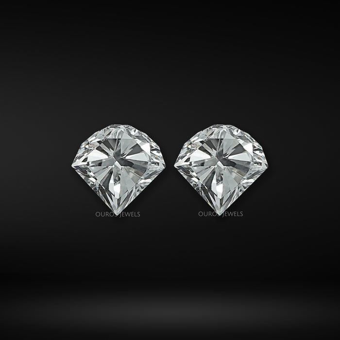 Unique Cone Cut Lab Diamond Matching Pair