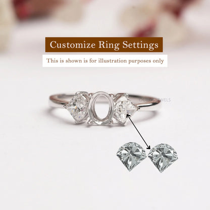 Unique Cone Cut Lab Diamond Matching Pair Loose