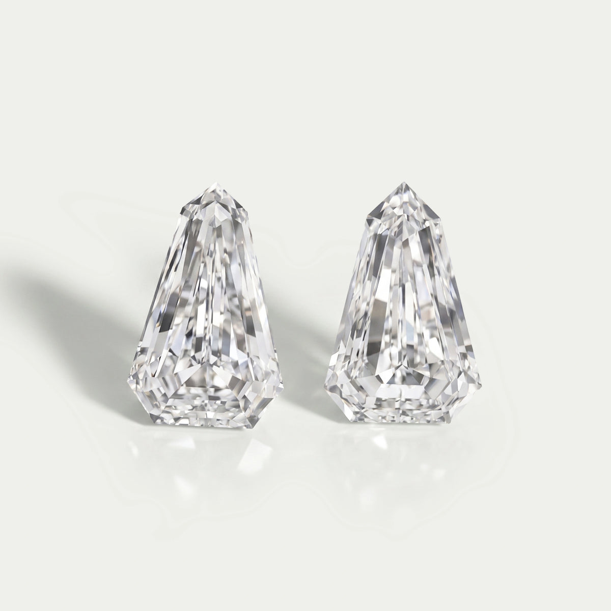 Arrow Cut Lab Diamond Pair Loose