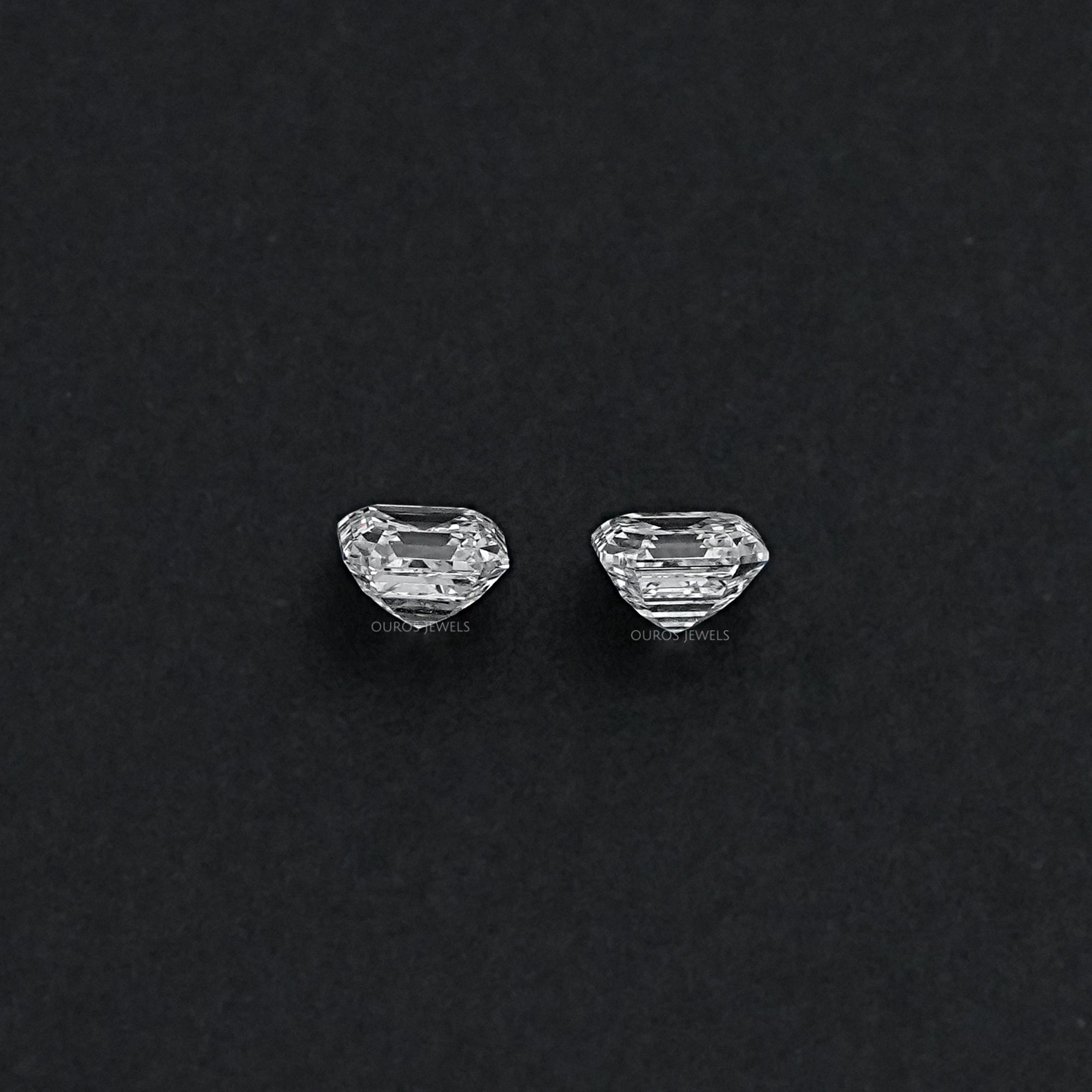 Asscher Cut Loose Lab Diamond Pair Loose