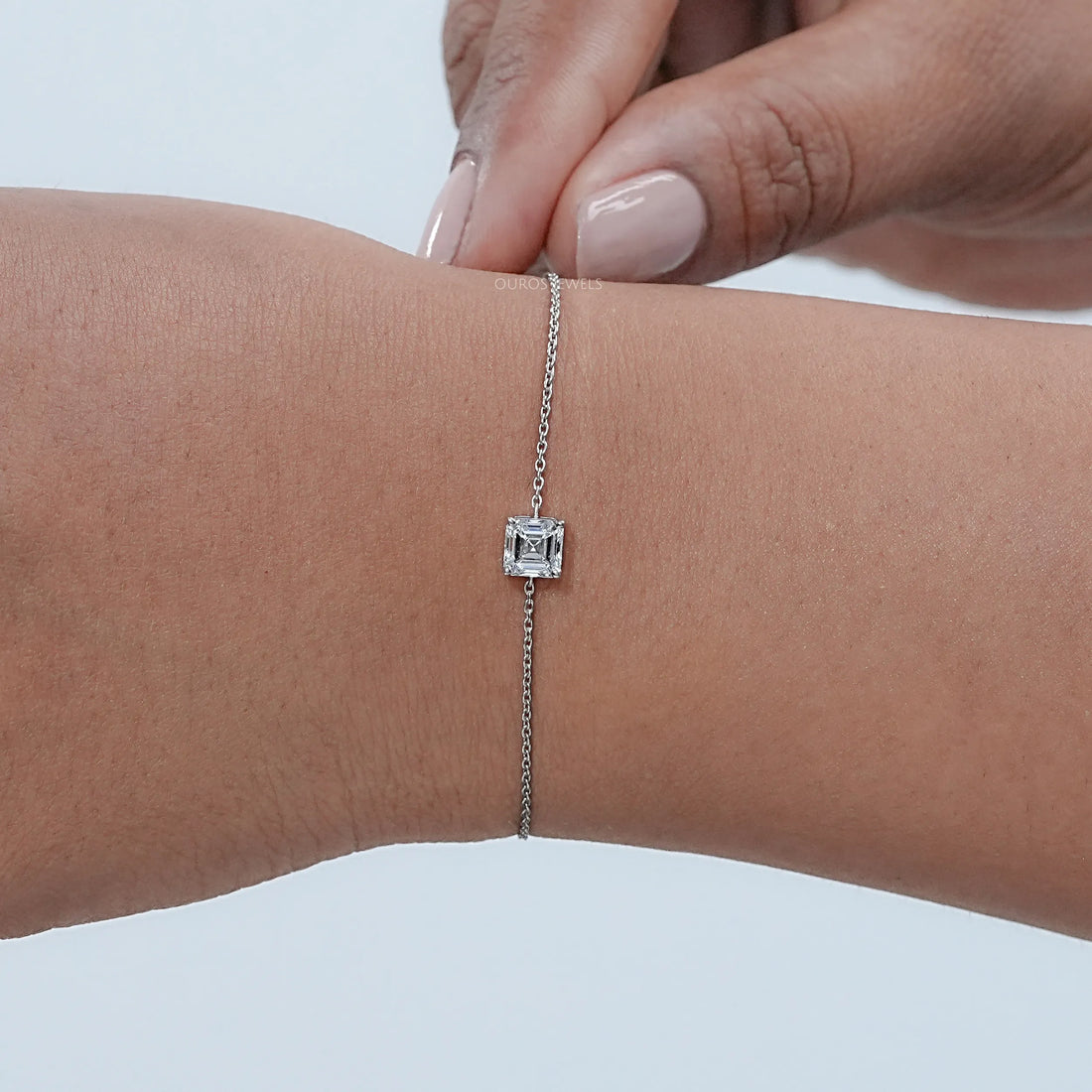 Multi Shape Lab Grown Diamond Solitaire Bracelet