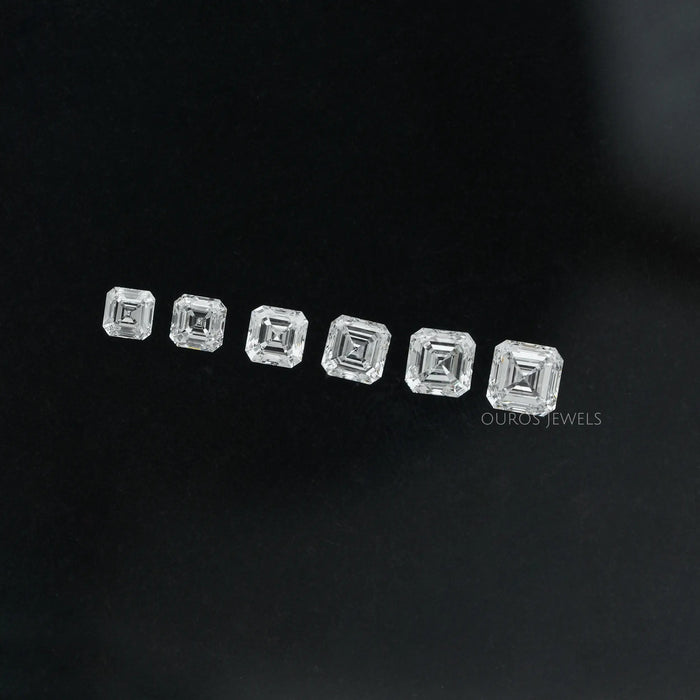 [Asscher Shape Lab Diamond]-[Ouros Jewels]