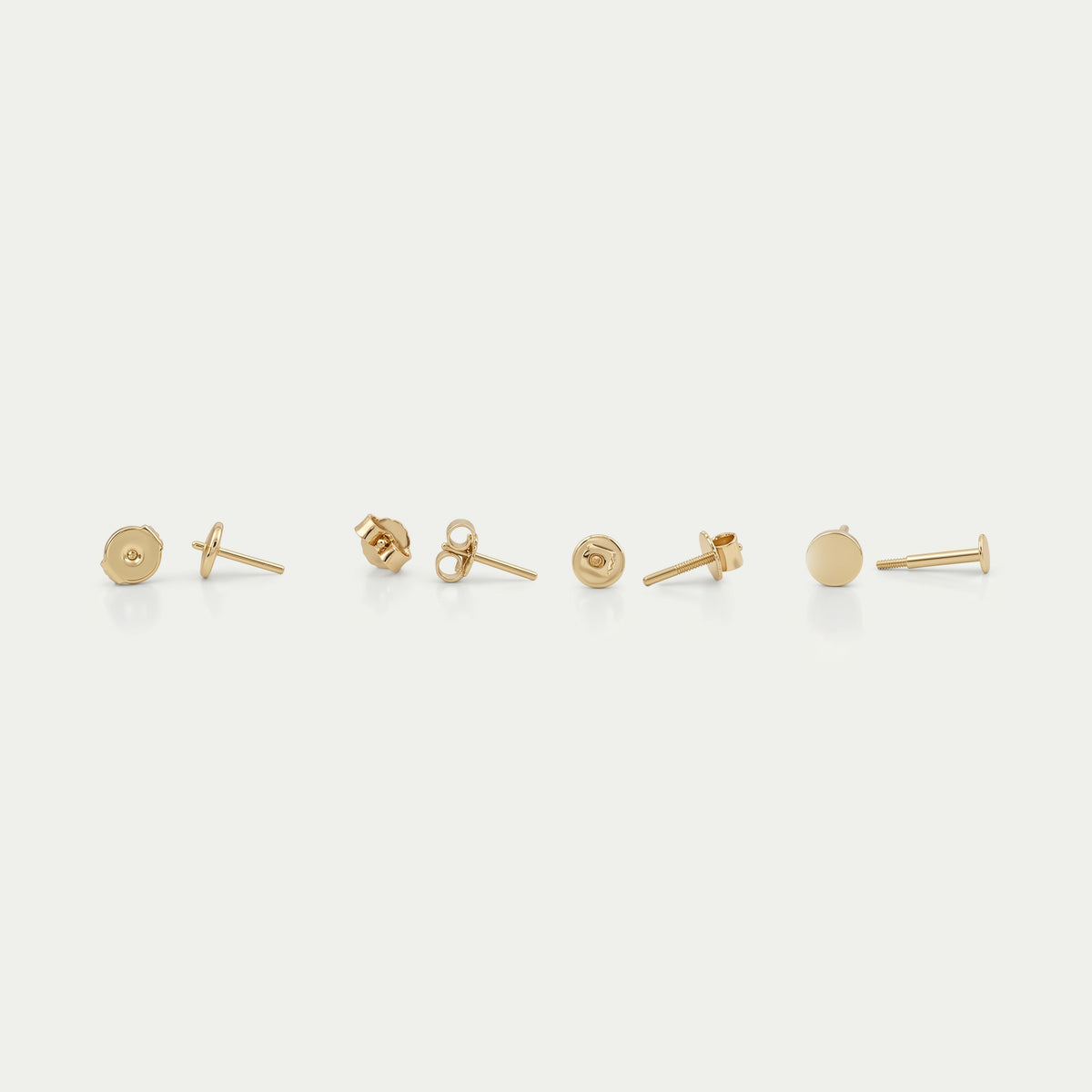 IGI Certified Round Lab Grown Diamond Stud Earrings Earring