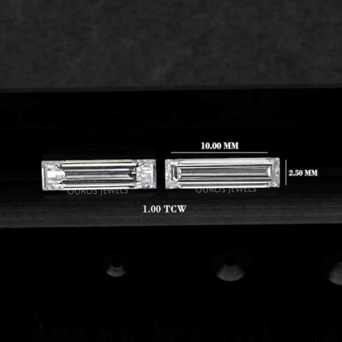 Baguette Cut Lab Grown Diamond Pair Loose