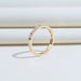 Baguette Cut Flush Set Eternity Wedding Band Rings
