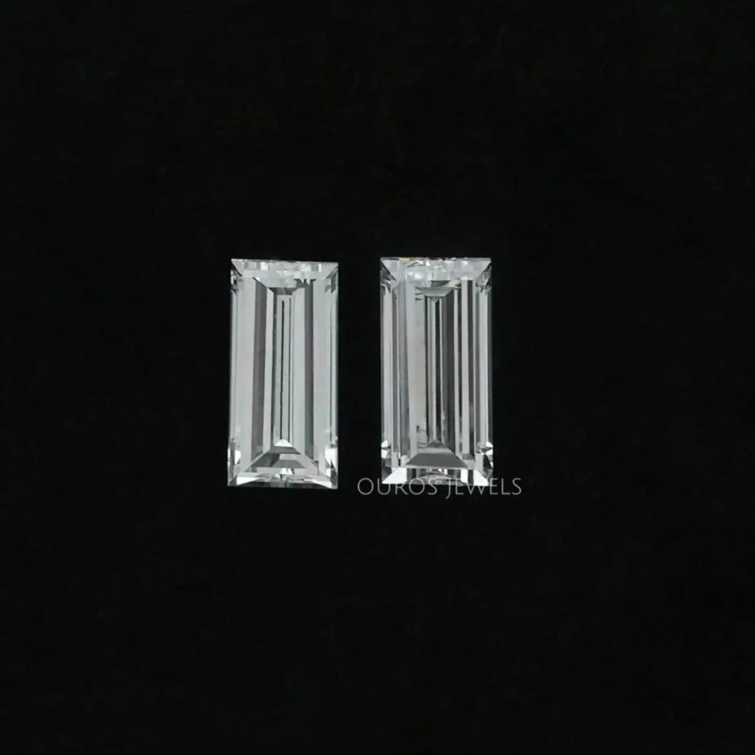 Baguette Cut Lab Grown Diamond Pair Loose