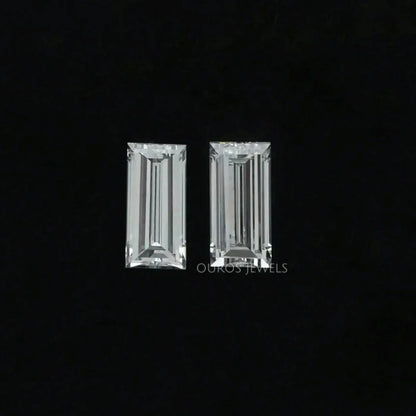 Baguette Cut Lab Grown Diamond Pair Loose