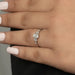 [Baguette Diamond Engagement Ring]-[Ouros Jewels]