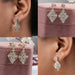 Baguette Diamond Earrings]-[Ouros Jewels]