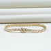Triangle Cut Bezel Set Tennis Bracelet Bracelet
