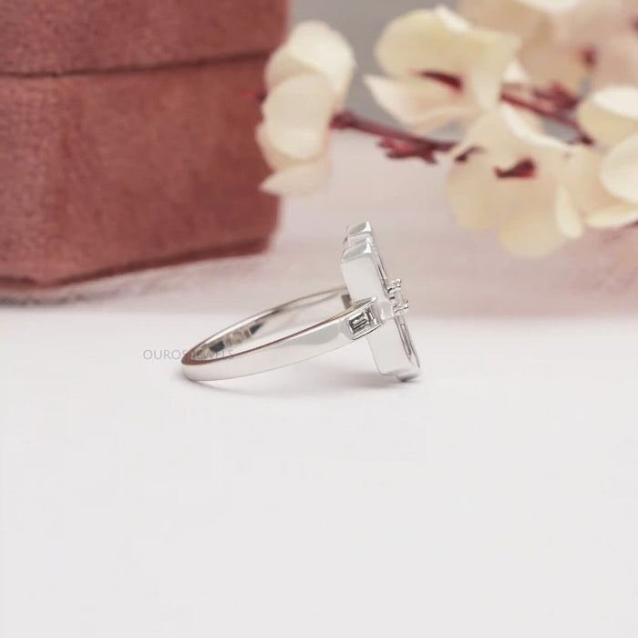 [Bezel Set Baguette Diamonds Ring]-[Ouros Jewels]