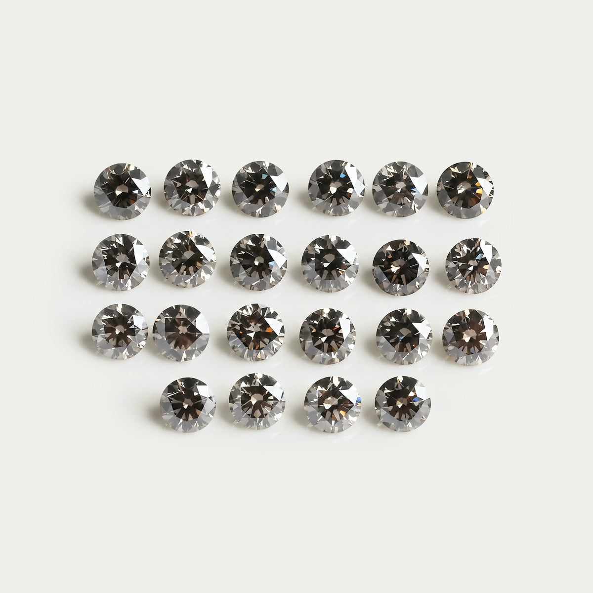 Black Round Cut Lab Grown Diamond Loose