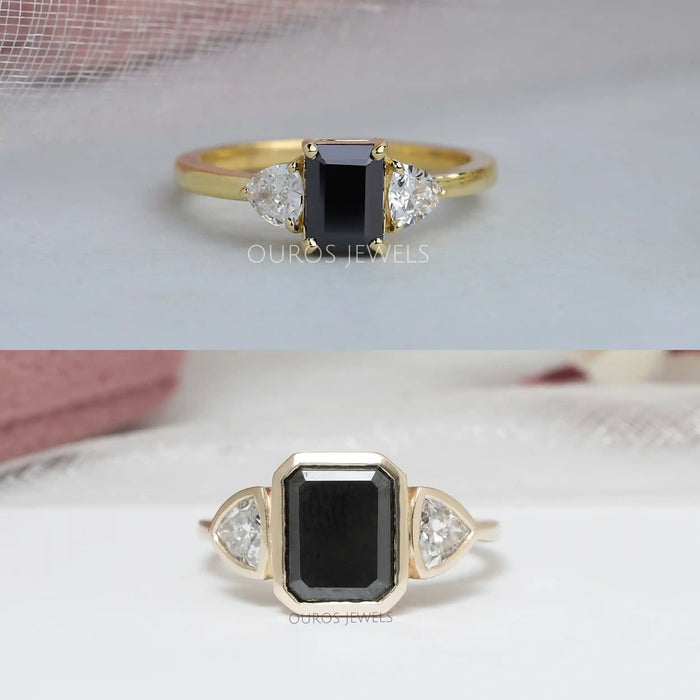 Rainbow Moonstone Gemstone Promise Ring from Black Diamonds New York