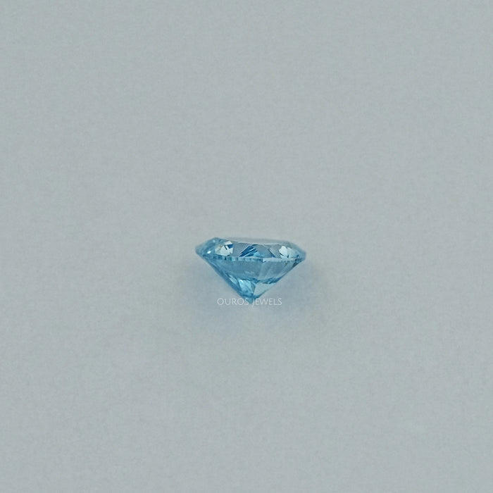 Fancy Vivid Blue Trillion Cut Lab Grown Diamond Loose