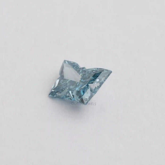 [Blue Butterfly Cut Lab Diamond]-[Outos Jewels]