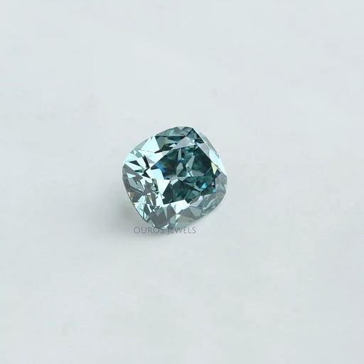 [Bluish Green Lab Loose Diamond]-[Ouros Jewels]