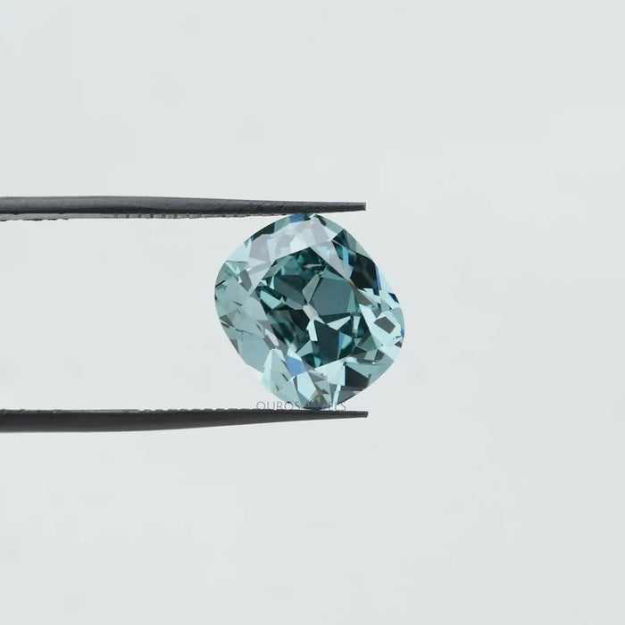 [Bluish Green Lab grown Diamond]-[Ouros Jewels]