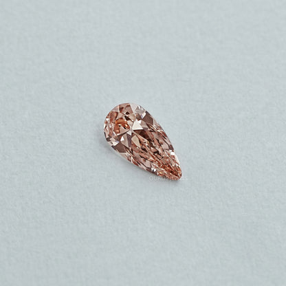 Brown Old Mine Pear Lab Grown Diamond Loose Loose