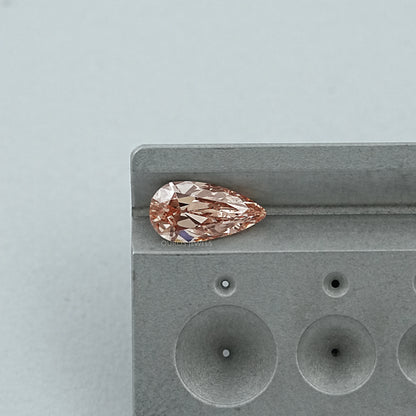 Brown Old Mine Pear Lab Grown Diamond Loose Loose