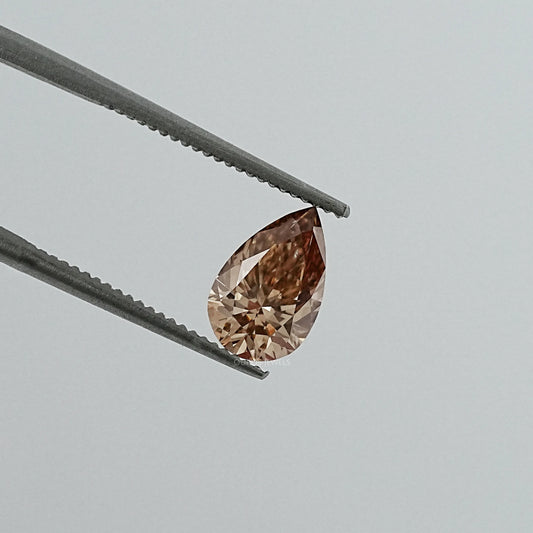 Brown Pear Loose Lab Grown Diamond Loose
