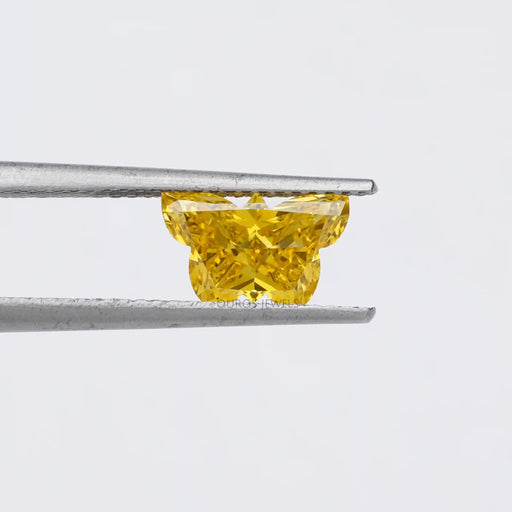 [Yellow Butterfly Cut Diamond]-[Ouros Jewels]