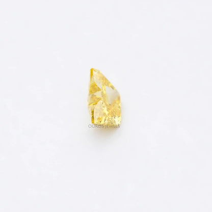 1.55 Carat Yellow Butterfly Cut Lab Diamond