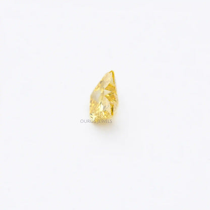 1.55 Carat Yellow Butterfly Cut Lab Diamond