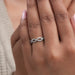 Round Cut Lab Grown Diamond Infinity Band Ring