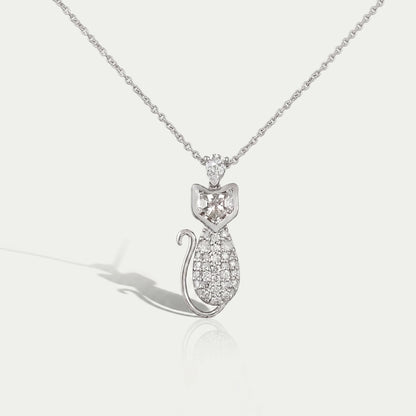Cat Cut Lab Grown Diamond Pendant Necklaces