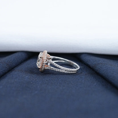 Round Cut Diamond Engagement Ring- Katie Holmes Edition