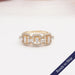 [Lab Diamond Baguette Chain Ring]-[Ouros Jewels]