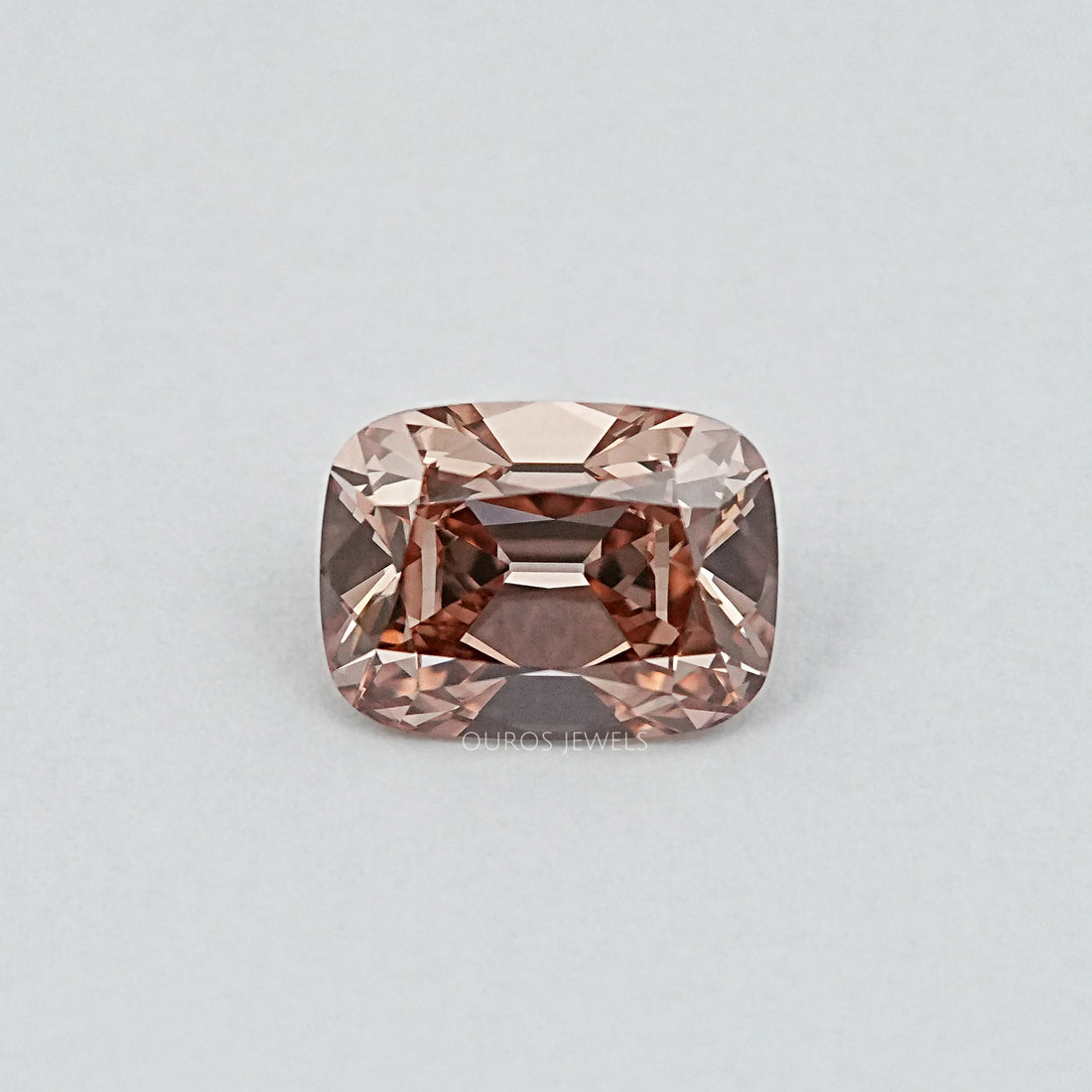 Champagne Old Mine Cushion Cut Lab Diamond Loose