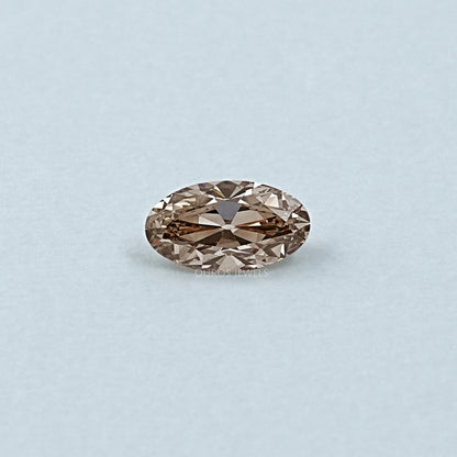 Champagne Old Mine Moval Cut Lab Diamond Loose