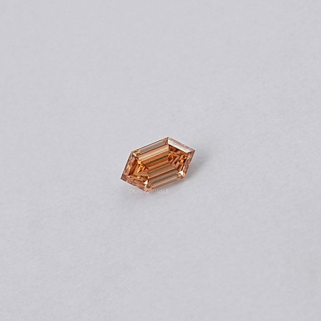 Champagne Step Cut Dutch Marquise Lab Diamond Loose