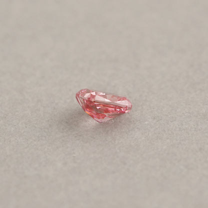 Pink Cushion Cut Lab Grown Diamond